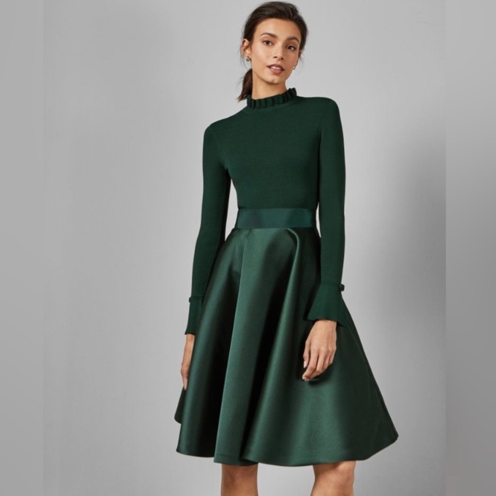 Ted Baker Elegant Green Women's Dress size 3